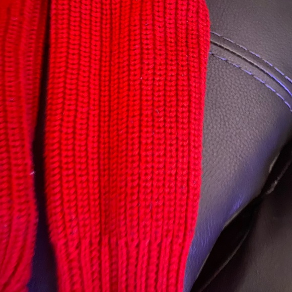 Ralph Lauren girl red knit sweater size 6x - Picture 5 of 7